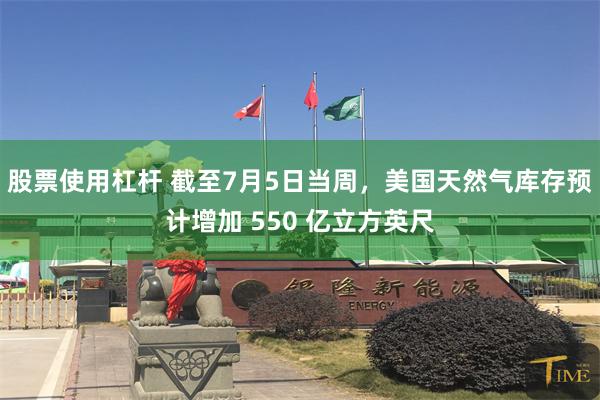 股票使用杠杆 截至7月5日当周，美国天然气库存预计增加 550 亿立方英尺