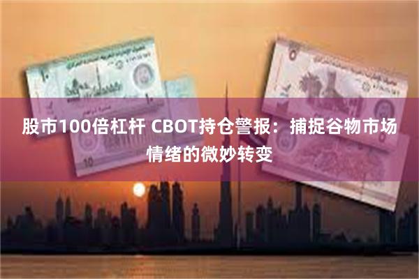 股市100倍杠杆 CBOT持仓警报：捕捉谷物市场情绪的微妙转变