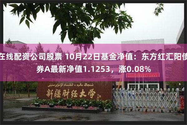 在线配资公司股票 10月22日基金净值：东方红汇阳债券A最新净值1.1253，涨0.08%