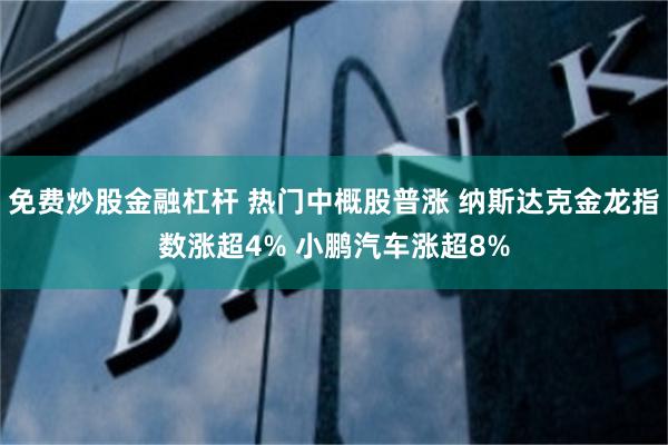 免费炒股金融杠杆 热门中概股普涨 纳斯达克金龙指数涨超4% 小鹏汽车涨超8%